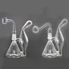 Glass Tornado Bong Hookahs Recycler Oil Rigs Smoking Pipes Chicha Water Beaker bong With 14mm banger nail and glass oil burner pipe