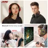 Wireless Bluetooth earphones Noise Cancelling Gaming Headphones with mic for ps4 ps5 Foldable pink Stereo Portable Headset black Earphone