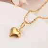 18K Gelbgold Schöne Anhänger Halsketten Ohrringe Frauen Mädchen Party Schmuck Sets Geschenke DIY Charms