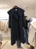 MATAKAWA Trench coat da donna elegante con risvolto doppiopetto lungo Corea Autunno Giacca a vento lunga da donna 210513