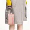 Tianxiu new Korean mini bag women's Single Shoulder Messenger Pu hanging neck simple and versatile fashion mobile phone Wallet