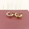 New Women's Earrings Set Studs For Women Bohemian Fashion Jewelry Titanium Steel Not Fade Gold Earrings