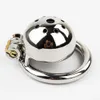 NEW Super Small Male Cage With Removable Urethral Sounds Spiked Ring Stainless Steel Device For Men Cock Belt3018920