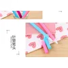 40 stks creatieve briefpapier zeemeermin cartoon gel pen kleine vis man zwart water pen office pen kawaii schoolbenodigdheden groothandel 210330