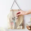 new Kitchen Vegetable Storage Mesh Bags Creativity Hollow Large Capacity Fruit Onion Hanging Bag Household Bathroom Supplies EWF7847