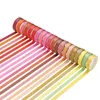 60 st / set Grundläggande solid färg Tvättband Rainbow Dekorativa limband Masking Tape Sticker Scrapbook Diary Stationery