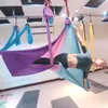 Nowa wcześniejsza fitness przyjeżdża Aerial Anti-Gravity Yoga Hamak Hamak Latający 7 * 2,5 metra Yoga Bedbuilding Siłownia Inwersja Trape Q0219