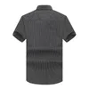 Butikowe koszule męskie Męskie Męskie Mody Summer bawełniany krótkie rękawowe menu koszula plus rozmiar 5xl 6xl 7xl męskie koszule 210412