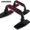 Loogdeel Fitness Push Up Bar Push-Ups Stands Push-up Rack pour la construction des muscles de la poitrine à la maison ou à la salle de sport X0524