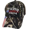 25 stks / DHL Camouflage Trump Ball Hat Dames Mens Ontwerpers Snapback Baseball Caps Anti Biden US Vlag Maga Summer Sun Vizier