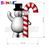 Comemore feriados gigante Natal inflável boneco de neve LED iluminado Snowmans gelado para publicidade Decoração Eventos ao ar livre