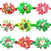 Vêtements pour chiens 30/50 PC Noël Produit de toilettage pour animaux de compagnie Fête de vacances Chiot Noeud papillon Cravate Fournitures Accessoires Arcs