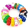 Braccialetti in silicone regalo per feste Braccialetti morbidi Fasce per scarpe Pendenti e decorazioni Accessori per bambini 18 cm 20 colori Ordine minimo = 200 pezzi