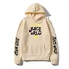 2021 Blue Black White Red j Uicewrld Hoodie Sweatshirt Juice Wrld wrld Trap Rap Rainbow Glitch World Hoody X0525