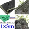 Gölge yüksek kaliteli 3pin anti-uv Siyah Güneşlik Net HDPE Gölgelendirme Etli Bitkiler Kapak Açık Yüzme Havuzu Güneşi