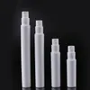 Empty Sample Spray Bottles 2ml 3ml 4ml 5ml White Plastic Perfume Bottle Vials