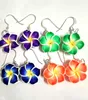 30 Pairs Lady design good quality Latest Eardrop for woman handmade pattern flower 9 colors girls earrings