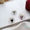 Cluster anéis pérola pérola para mulheres corda elástica amor strass anel de dedo vintage festa jóias acessórios de casamento presentes 221218