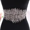 Wedding Sashes TOPQUEEN SH238RG Rose Gold Belt Rhinestone For Gowns Skinny Bridal Waist Dresses Accessories1179711