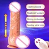 Nxy Dildos Realistic Dildo Remote Control Vibrator Female Vagina Masturbation Sex Toy Sucker Telescopic Swing Heating Erotic Penis Adult 0105