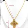 18ct THAI BAHT G/F Gold Cross Pendant Necklace Green Blue Red CZ Chain Head portrait Coin SELLER Curb 20"