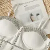 Entworfen mit Diamanten, Fashion Wrapped Breasts Inside Damen-Sommer-Kleinbrüste zeigen Big Gather-BH-Trend 210709
