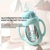 Drinking Cup Feeding Bottle Wide-Caliber Multifunktionell Drinking Milk Dricksvatten Dual-Använd flaska En gratis 211023