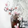 Dekorative Blumen Kränze Orchidee Künstliche Magnolie Seidenrebe Kranz Girlande Flores Wandblume Hochzeitsdekoration Home Decor