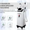 CE المعتمدة Cryolipolysis العلاج بالتبريد الجسم التخسيس صالون استخدام معدات الجمال الدهون تجميد 2 سنوات الضمان