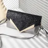 Worki wieczorowe 2021 Fancy Crystal Rhinestone Clutch Torba na formalne imprezowe kobiety skórzane torebki Wedding Prom Prodomel Purse2897