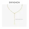 ENFASHION perle étoile collier ras du cou femmes couleur or mignon chaîne colliers Femme mode bijoux Collares De Moda 2020 P193031