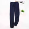 Japanese spring and autumn men's pajamas men's modal home pants tapered pants elastic loose large size trousers pajama pants 211111