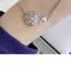 Luxe designer sieraden dames kettingen hangers camelia precieux diamant bloem dubbele letters C mode met originele doos Sterl1476348