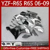 Motorradverkleidungen für Yamaha YZF R6 S 600 CC YZF600 YZF-R6S 2006 2007 2008 2009 Karosserie 96Nr