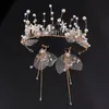 Headpieces Brudbröllopsklänningen manuell huvudbonad krona förtjänar att agera rollen som supersöt fairy hårhår kostym koreansk siden 6386878