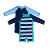Tek parça Takım Elbise Kusurlu Bebek Mayo Uzun Kollu Çocuğun Plaj Giymek Yürüyor Yüzme Takım Elbise Bebek Mayo Çocuklar 'Sunsuit