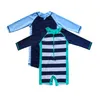 One-Piece Suits Wishere Baby Swimwear Long Sleeve Boy's Beach Wear Toddler Swimming Suit Infant Swimsuit Kids' Sunsuit