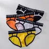 4 Couleur en coton à rayures Sexy Hommes Sans crise Bikini Pure Slip Slip Pochettes Sous-robe Shorts de haute qualité G107