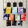 Tie Tie Dye Crew Printing Socks Street Style Imprimé Coton Long Sport pour hommes Femmes High H84a