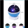 Other Event Festive Home & Garden3D Star Light Projector Moon Lamp Led Starry Night Baby Lamps For Children Kids Party Supplies Ship Wx9-184