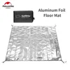 Multi-fonctionnel PE Feuille D'aluminium Étanche Pliant Sol Matelas Camping Tente Pique-Nique Soleil Abri 220216