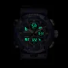 Smael 2021 nowych mężczyzn Wojskowy Waterproof Watch Quartz Sport Data Zegarki Męskie Top Marka Luksusowy Cyfrowy Zegar Analogowy Wristwatch X0524