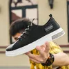 Homens Mulheres Moda Sapatos Cor Branco Cinza Cinza Preto Mens Sport Trainers Plataforma Sapatilhas Tamanho 39-44 V027