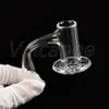 완전 용접 두꺼운 바닥 열 블렌더 석영 banger domeless 흡연 손톱 14mm 18mm 남성 여성 손톱 dab rig glass water bong