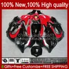 Ciało dla Suzuki Katana GSX600F GSXF600 GSXF750 GSXF 600 750 CC 98 99 00 01 02 29NO.38 600CC 750CC GSX750F GSXF-600 GSXF-750 1998 1999 2000 2001 2002 2002 Owalnia Czerwona Czarna Blk