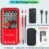 Digital Clamp Meter 600A Aktuell True RMS SMART PLER AMMETER Auto Rang 6000 Multimeter DC AC POFTAGE HZ OHM NCV TESTER