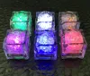 Color Mini Romantic Noise Maker Noccino Cube LED Artificial IceCube Flashlight Light in Water Champagne Wedding Christmas Party Decoration