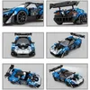 2022 Speed ​​Champions Senna GTR Pullback Racing Sports Car Moc Blocks Figuras do veículo Bricks Modelo Classic Toys for Kid A5217406