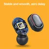 TWS wireless touch earphone 3D music sports waterproof earplugs with LED charging box mobile phone emergency power bank