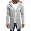 Trench da uomo Giacche casual Uomo Splicing Cappotto solido con cappuccio Giacca Cardigan Manica lunga Capispalla Camicetta Uomo #FU